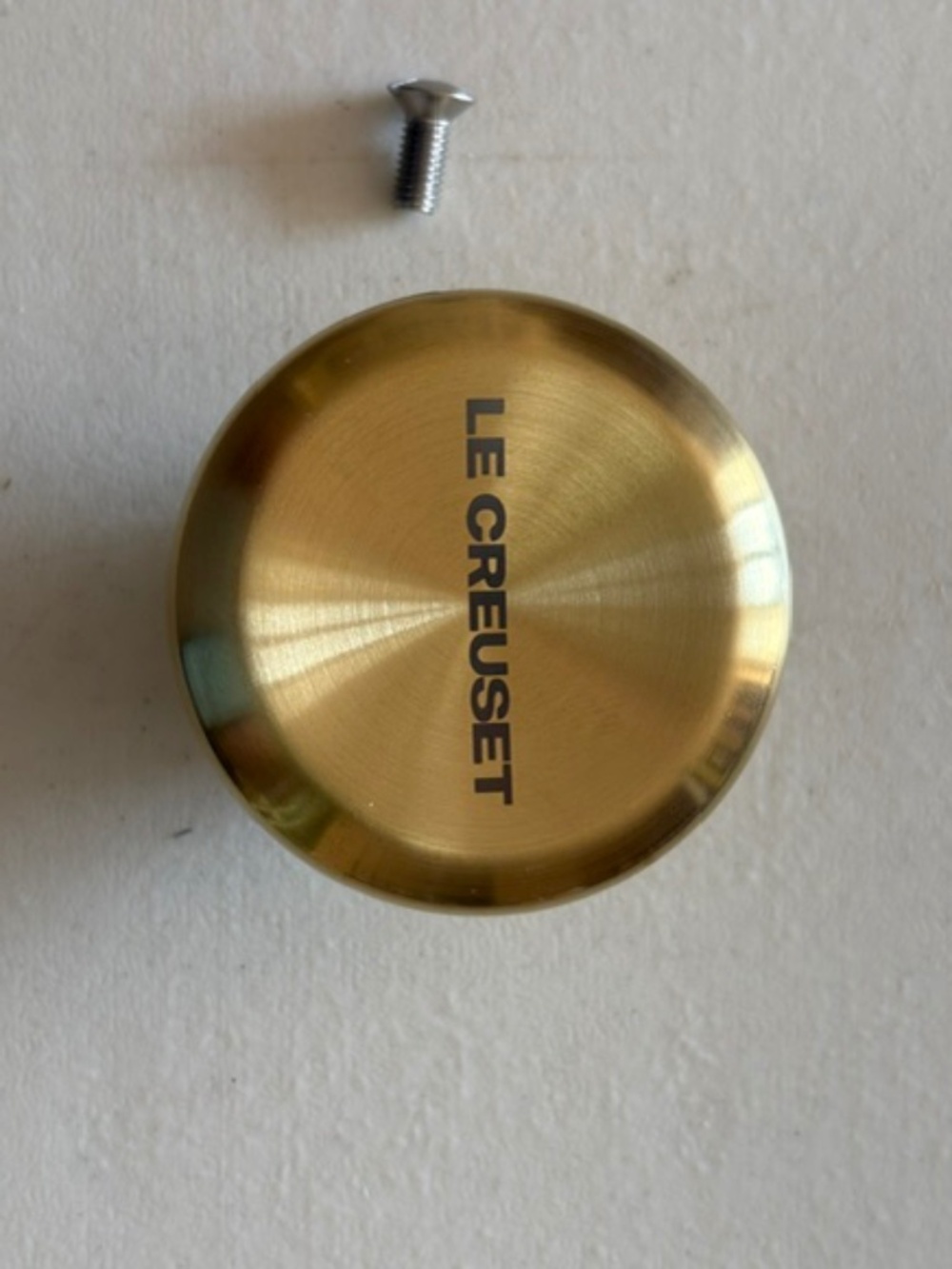 Le Creuset Gold Large Knob